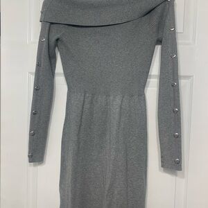 White House Black Market Woman’s Gray Dress Size XS